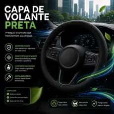 Capa de Volante em Silicone Elástica Universal 36-38-40cm, Multicor, Proteção Interior Automotiva