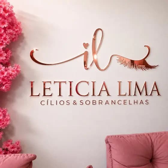 Logo Letreiro Acrílico Espelhado 2mm Personalizado Sua Logomarca Rose Dourado Prata Preto