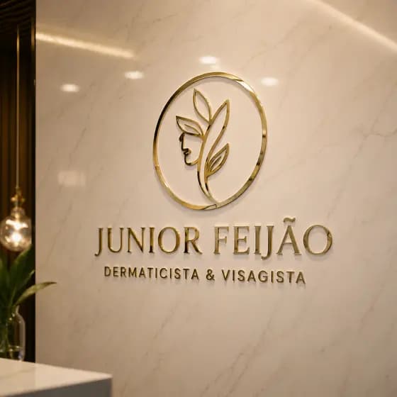 Letreiro Logo em Acrílico Espelhado 2mm Personalizado Dourado Rosê Prata Logotipo