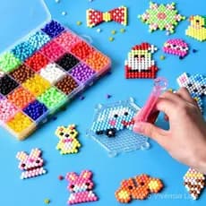 1000/1500/2100 PCS Mágico Spray Água Contas Conjunto Para Colar Faça Você Mesmo Refil Brinquedos Educacionais Crianças H