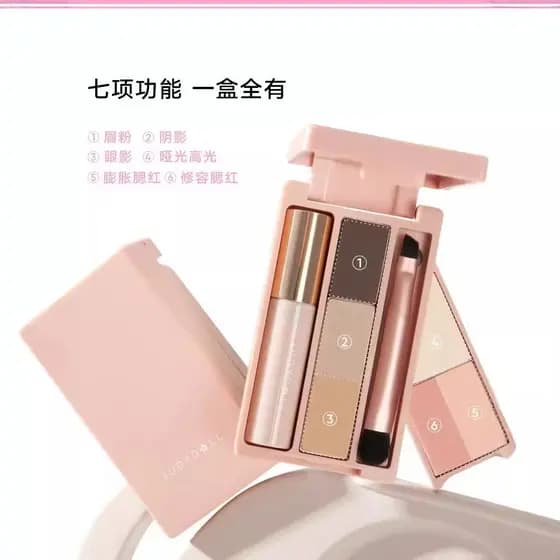 Judydoll judydoll Mini paleta de sombras abrangente maquiagem viagem paleta palma multifuncional viagem maquiagem paleta