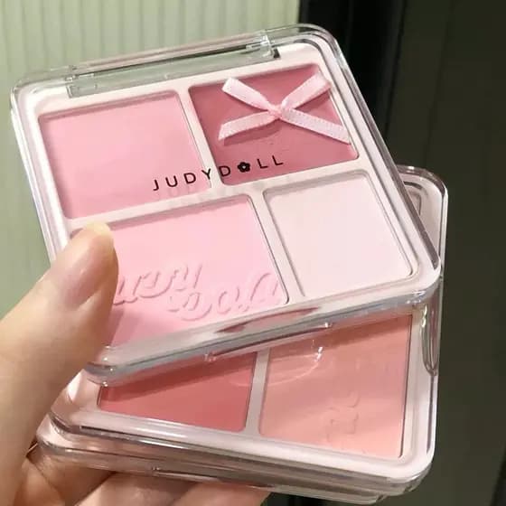 Judydoll Judydoll Blush High Disc Blush Creme Pó Blush Lama Expandida Cor Encolher Fosco Contorno Iluminador