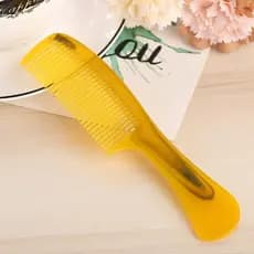 Pente genuíno feminino chifre pente pequeno especial cabelo longo masculino massagem pente portátil cabelo liso anti-est