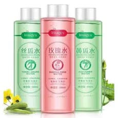 Bens domésticos genuínos pepino água bucha Original líquido rosa água hidratante encolher poros Toner grande superfície