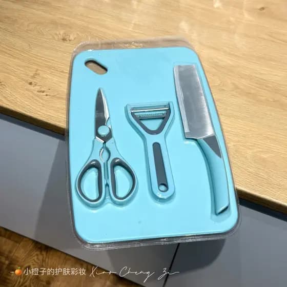 Alta qualidade!Utensílio de cozinha!Tábua de corte doméstica conjunto de três peças de alimentos complementares/conjunto