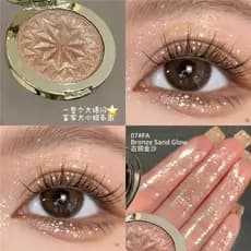 Olhos ricos e encantadores!Flutuante piscando destaque sombra Natural suave filtro Floral atmosfera reparação brilho