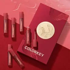 Colorkey Kolaqi Ano do Dragão mini Lip Gloss Caixa de Presente Conjunto Lip Gloss Lip Gloss Lip Gloss Batom Presente par