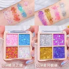 Crianças palco maquiagem lantejoulas sombra Gel Glitter Super brilhante maquiagem dos olhos mostrar cosméticos maquiagem