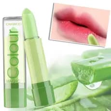 Batom que muda de cor de Aloe Vera, hidratante de longa duração, à prova d'água, não desbota, copo antiaderente, batom e