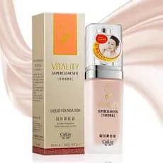 Cailin Base líquida invisível, Base líquida, corretivo hidratante, não é fácil de tirar, creme Base de maquiagem, brilho