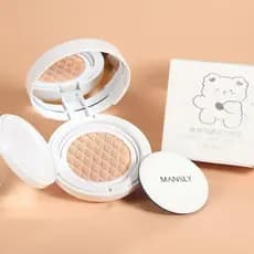 Almofada de maquiagem para palco infantil, creme BB, base CC, creme de longa duração, maquiagem sem tirar, Show de dia,