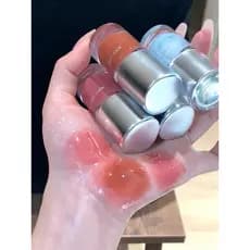 Joocyee Enzyme Color Aurora Lip Gloss Água Brilho Espelho Superfície Iluminando G04 Gelo Cianita Gelo Transparente Clare
