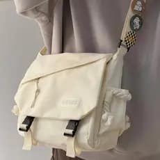 Ins japonês Harajuku Retro ferramentas saco do mensageiro feminino estudante coreano grande capacidade saco do mensageir