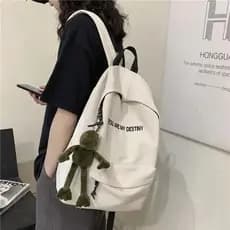 Mochila feminina versão coreana Harajuku ulzzang estudante do ensino médio mochila masculina ins estudante do ensino méd