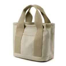 Bolsa de lona feminina de grande capacidade Casual bolsa trabalhador de escritório pequeno saco simples Multi-compartime
