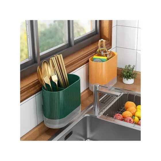 Suporte de pauzinho prateleira dreno de cozinha multifuncional doméstico pauzinhos gaiola balde pauzinhos cesta colher c