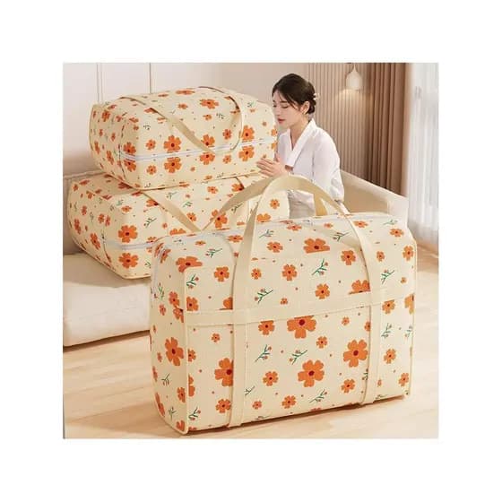 Saco de armazenamento de colcha de roupas de grande capacidade saco de embalagem móvel roupas domésticas colcha saco de