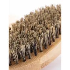 Vendas diretas preferidas escova de barba escova de cerdas de flores masculina escova de embreagem Oval de madeira de ba