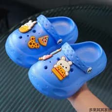 Eva crianças buraco sapatos verão meninas interior antiderrapante meninos médio grande crianças sandálias do bebê ao ar