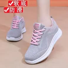 Sapatos femininos verão sapatos casuais esportes tênis de corrida sola macia malha respirável Anti-deslizamento sapatos
