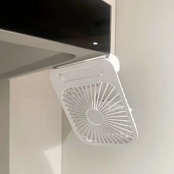 [Ventilador de cozinha obtenha!]Cozinha dedicado pequeno ventilador portátil magnético fixado na parede Desktop carregam