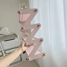 Xiaohongshu estilo dobrável sapato rack porta de armazenamento ins doméstico pequeno dormitório crianças literário bebê