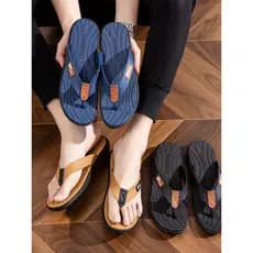 Chinelos masculinos verão exterior usar antiderrapante Flip-Flops ao ar livre sola macia esportes lazer sandálias de pra