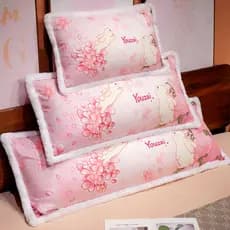 Travesseiro travesseiro almofada de cabeceira retangular travesseiro meninas dormir longo travesseiro cama grande encost