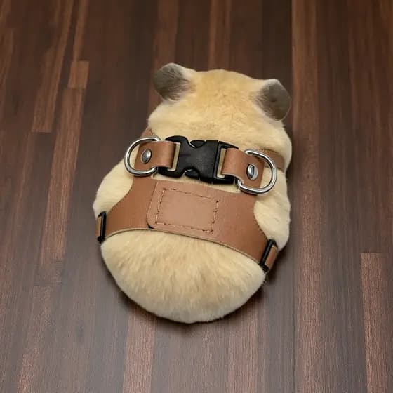 [Todos os dias de rua quente] Corda de tração de Hamster estilo colete anti-quebrado pescoço não-estrangulamento anti-mo