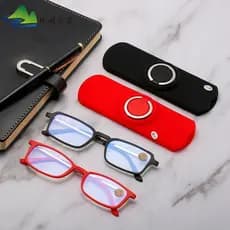 Influenciador novo estilo portátil telefone móvel Anti-azul-Ray óculos para idosos na moda estilo quente suporte de five