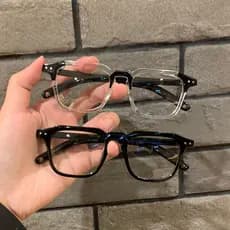 Óculos anti-luz azul masculino armação preta miopia óculos planos anti-radiação preto quadrado proteção para os olhos ar