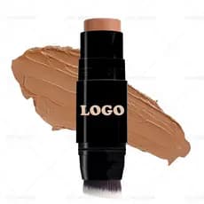 Comércio exterior transfronteiriço sem logotipo luz de duas cabeças contorno vara iluminando nariz sombra caneta contorn