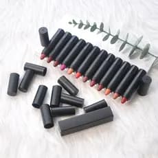Cross-Border Crayon Batom Batom Lápis Fosco Hidratante Hidratante Desenvolvimento de Cores de Longa Duração Copo Antiade