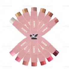 Maquiagem de comércio exterior transfronteiriça sem logotipo de duas cabeças de alto brilho blush Stick Rouge fosco mono