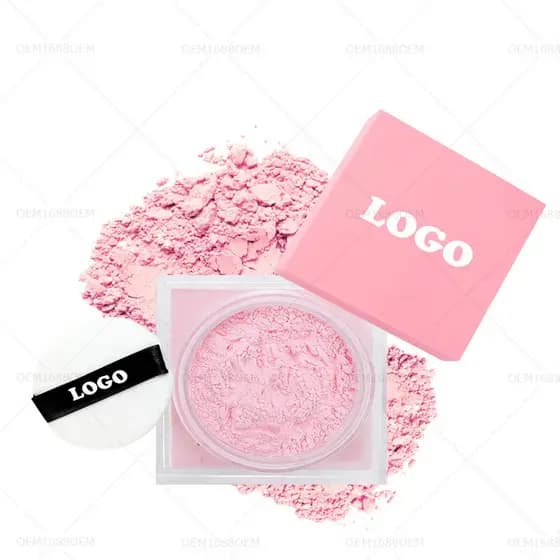 Comércio exterior transfronteiriço Sem logotipo Pó de fixação de maquiagem iluminando sem pó adesivo de longa duração se