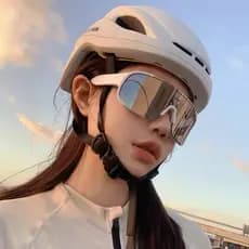 Óculos de montanhismo ciclismo à prova de vento quadro branco óculos de sol capa miopia Anti-ultravioleta óculos de sol