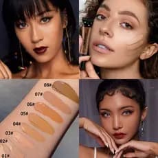 Amarelo pele escura base líquida corretivo corretivo corretivo corretivo olheiras marcas de Acne manchas corretivo funda