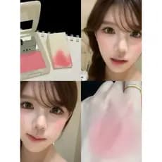 Paleta de blush deslizante HERORANGE Purê de batata fosco iluminando fino piscando maquiagem clareamento blush