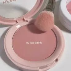 Pó de borracha de névoa cinza!Encolher cor blush monocromático bronzeamento vermelho feminino expandido cor blush roxo b