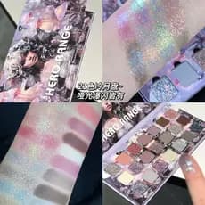 Acima do coração!!Cold Moon Série 21 Cores Paleta de Sombras Lavanda Maquiagem Fosco Fino Piscando Cor Terra Fumada Todo