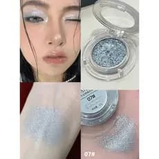 Um pouco Premium!All-Match perolado estroboscópio brilhante cristal água molhada luz sensação diamante monocromático per