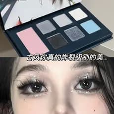 Um Deus da Vedação!Maquiagem de luz diária fosca piscando tom de terra fumado estilo chinês sombra Blush paleta abrangen