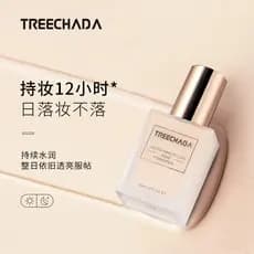 TREECHADA Transparente Maquiagem de Longa Duração Base Líquida Corretivo Maquiagem de Longa Duração Não Desativada Pele