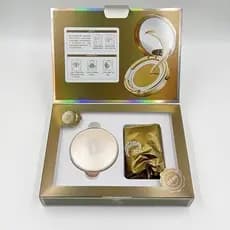 [Nova data genuína] almofada Mineral clássica de seda de Jade dourada CC creme corretivo de substituição livre maquiagem