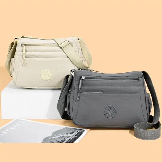 Bolsa de ombro de viagem de grande capacidade bolsa mãe Oxford pano Multi-camada bolsa mensageiro de lona atmosférica bo