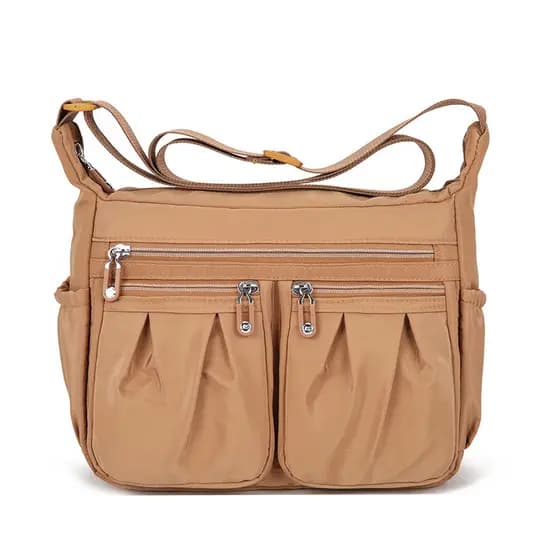 Bolsa para celular multicamadas, bolsa pequena, esportiva, leve, de um ombro, versão coreana ao ar livre, bolsa mensagei