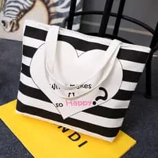 Saco de lona feminino de um ombro portátil saco de lona classe estudantes universitários embalagem livro ins estilo core