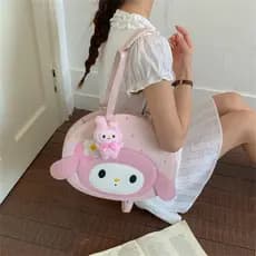 2025 novo estilo verão bonito melodia estudante crossbody saco japonês coreano menina coração crossbody bolsa de ombro