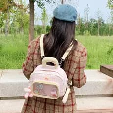Faculdade bonito menina dor saco estilo coreano All-Match fresco estudante portátil saco do mensageiro bonito mochila de