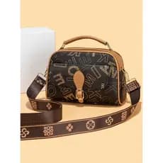 Bolsa feminina bolsa mensageiro dupla principal bolsa de ombro feminina pequena bolsa quadrada Boston bolsa de ombro lar